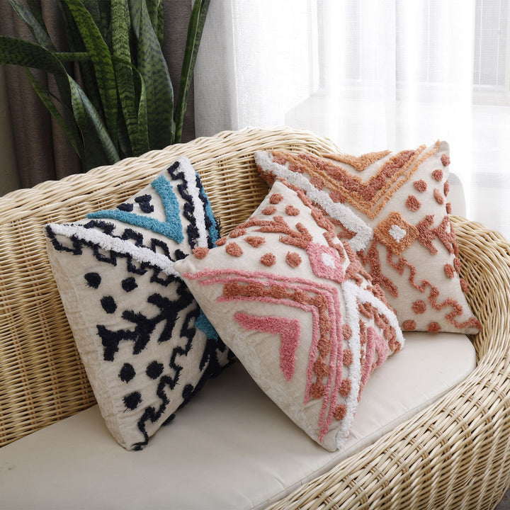 Geometric Pattern Accent Pillow