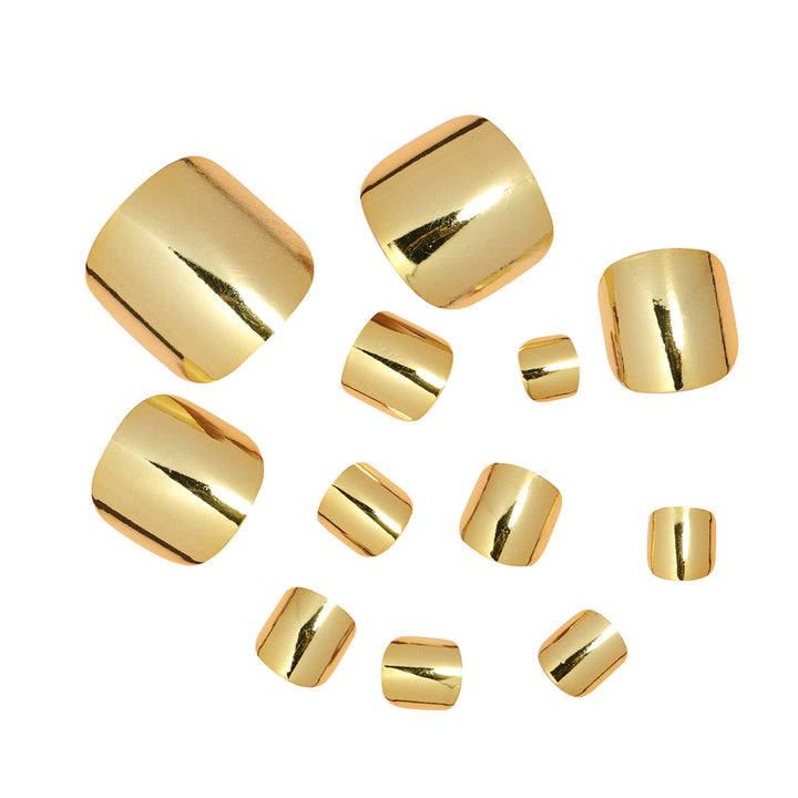 Premium Luxury Metallic Press-On Nail Set Kalsten
