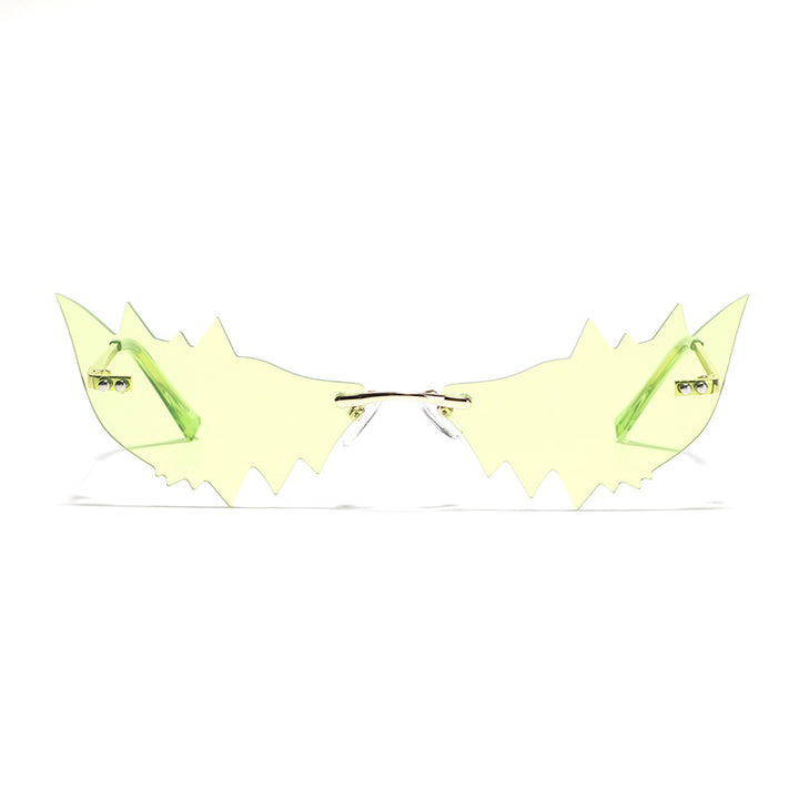 Ladies Trendy Cat Eye Sunglasses with Protective UV Filter and Unusual Frame Kalsten