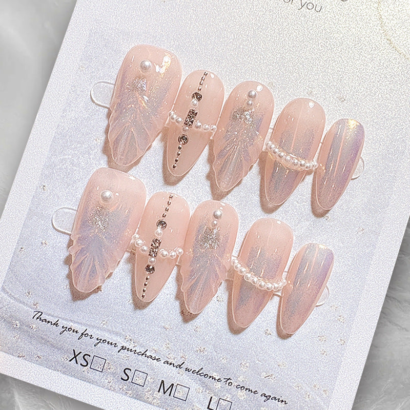 Decorative Press-On Nail Set Kalsten