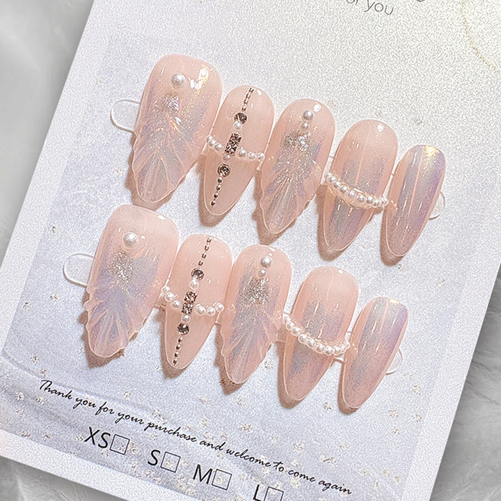 Premium French Tip Press-On Nails Kalsten
