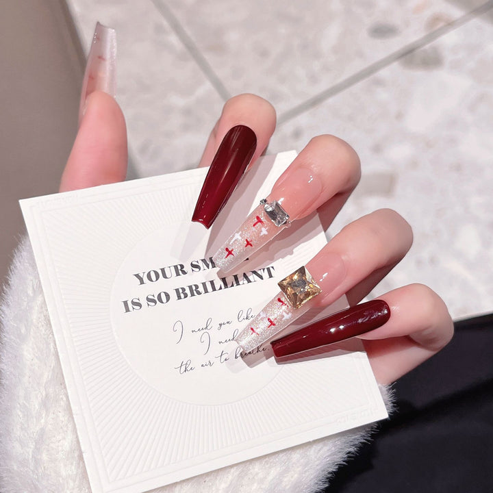Decorative Press-On Nail Art Extensions Kalsten
