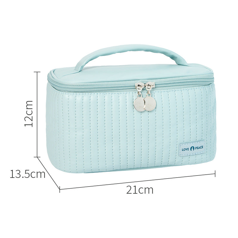 Elegant Quilted Makeup Storage Case Kalsten
