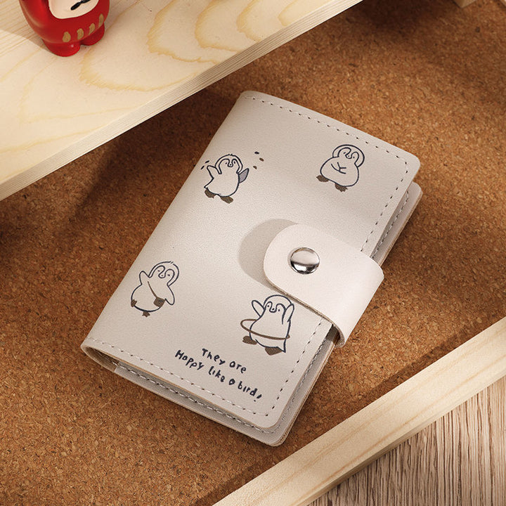 Cute Animal-Themed Leather Wallet Kalsten
