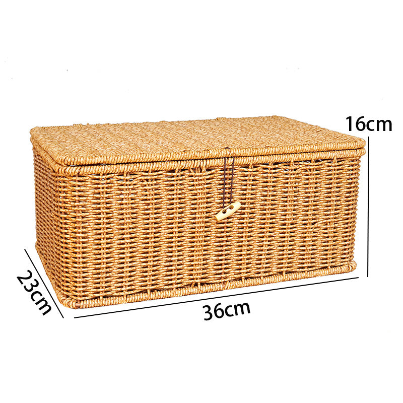 Handcrafted Wicker Storage Chest Kalsten