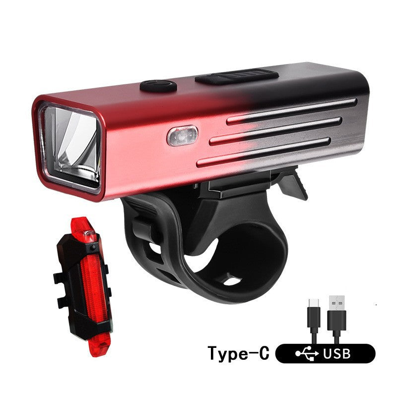 Rechargeable Bicycle Headlight and Safety Taillight Set Kalsten