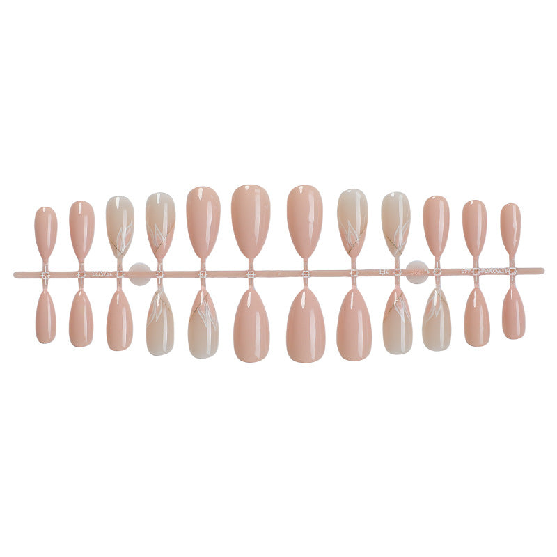 Elegant Floral Inspired Press-On Nail Set Kalsten