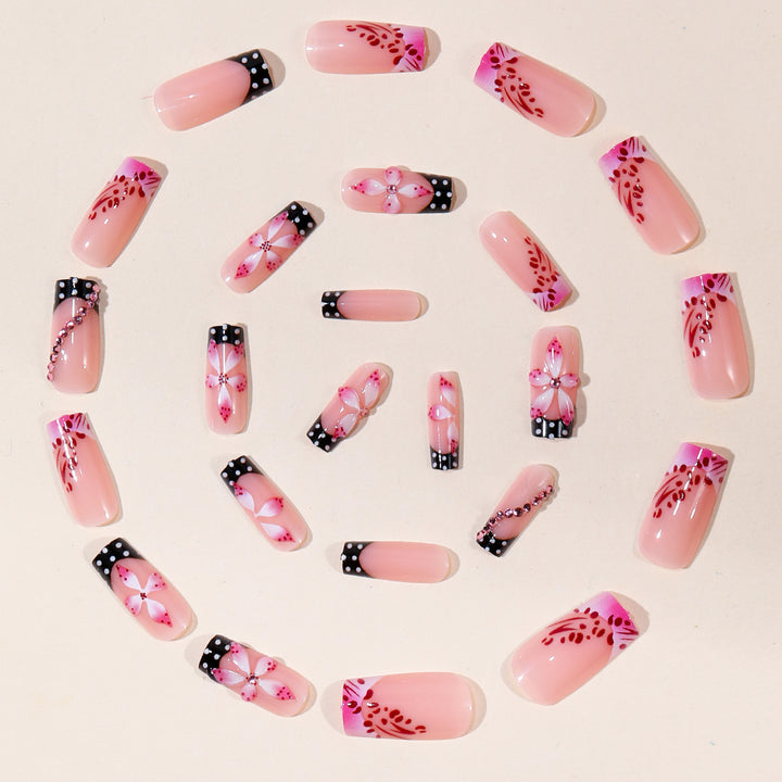 3D Floral Nail Art Extensions Kalsten