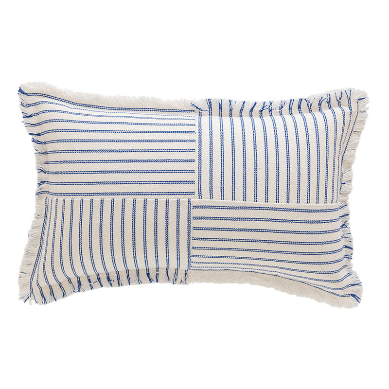 Textured Stripe Decorative Throw Pillow