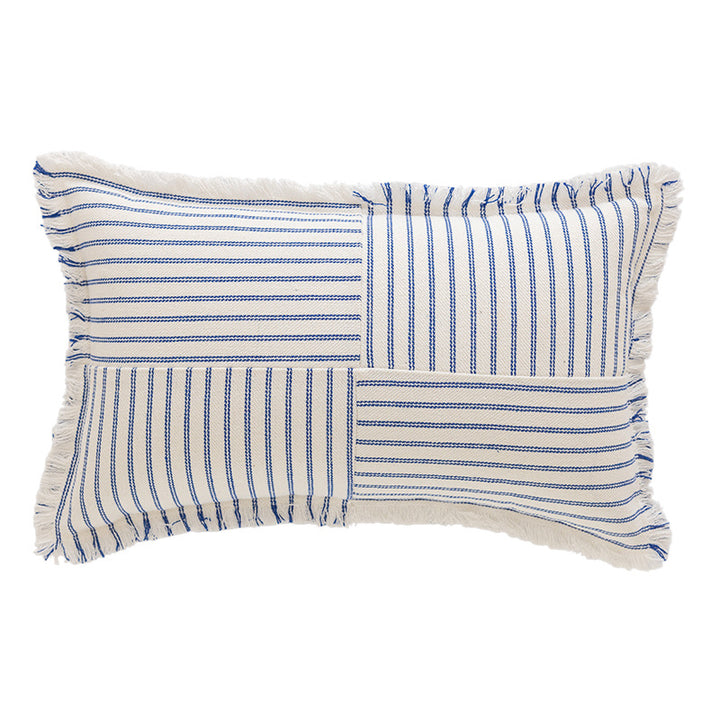 Textured Stripe Decorative Throw Pillow