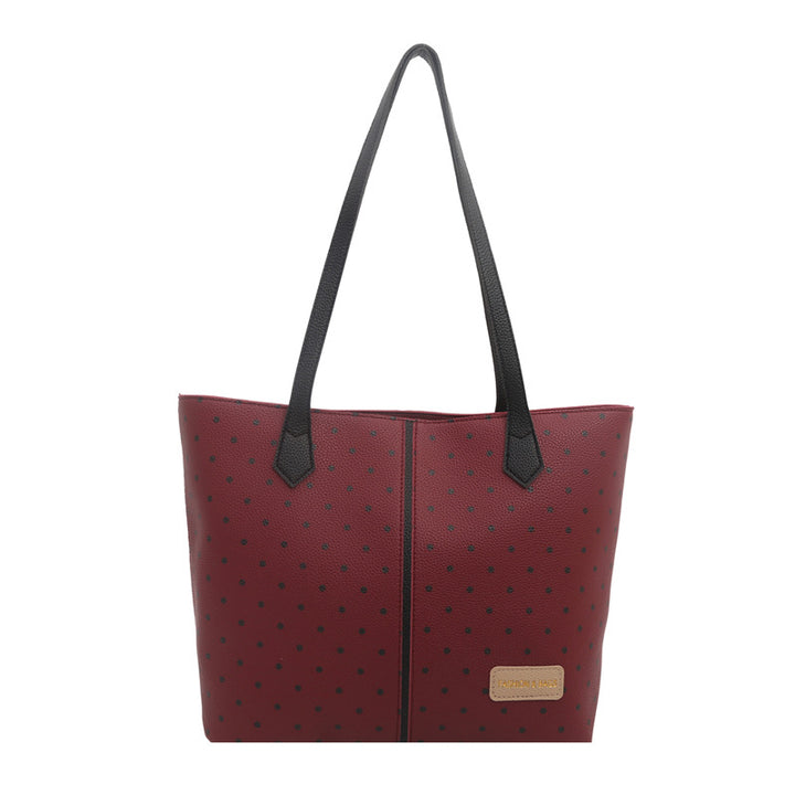 Trendy Polka Dot Tote Bag