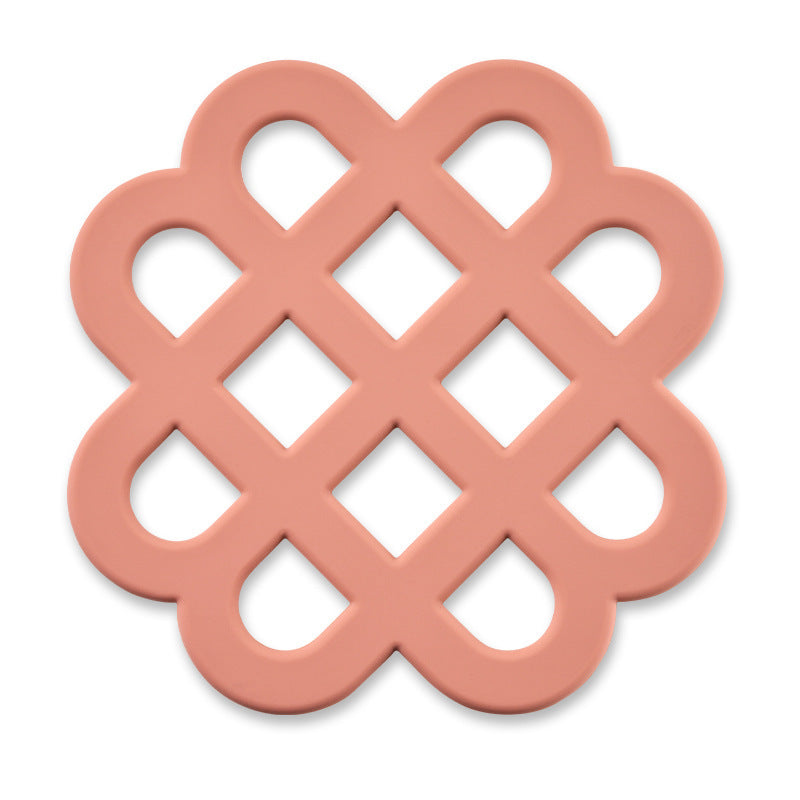 Heat-resistant silicone coaster with decorative design Kalsten