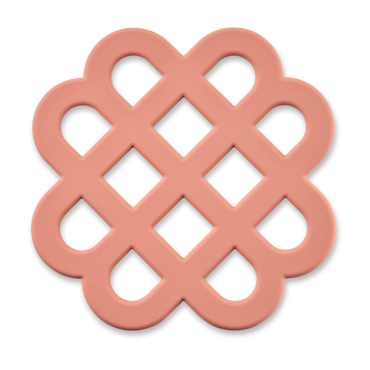Heat-resistant silicone coaster with decorative design Kalsten