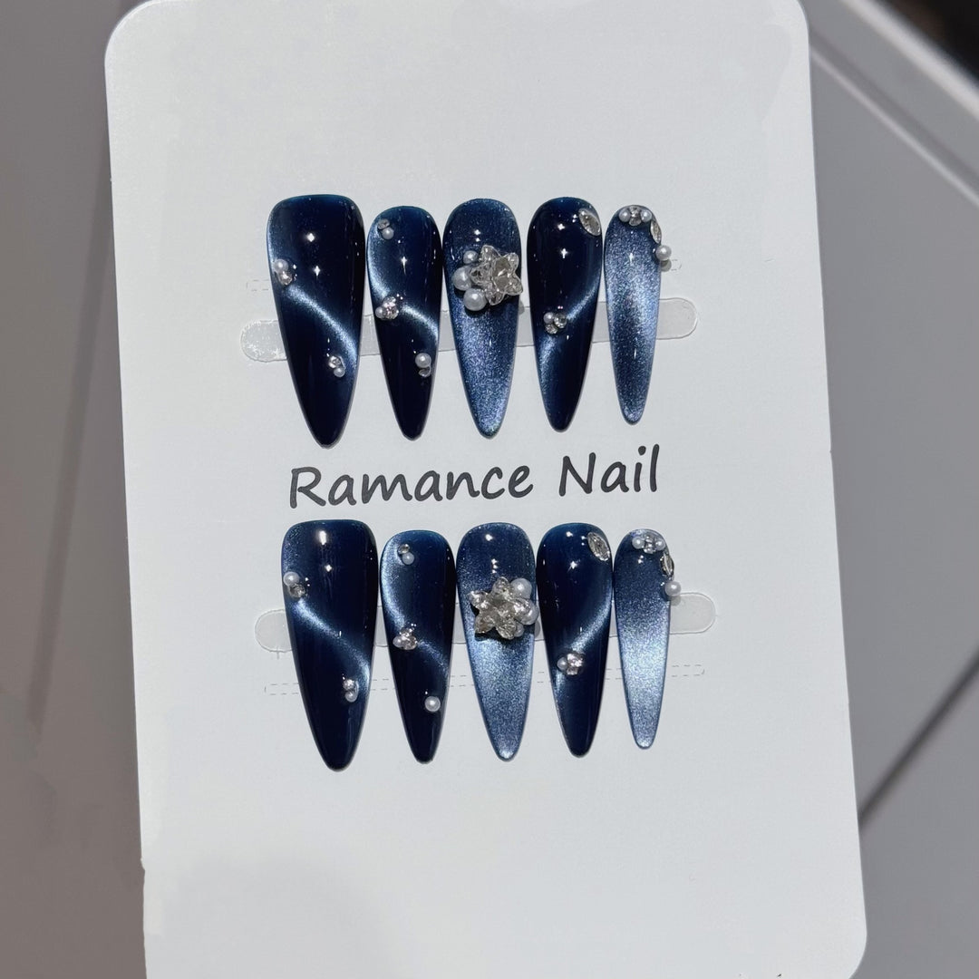Decorative Press-On Nail Enhancements Kalsten