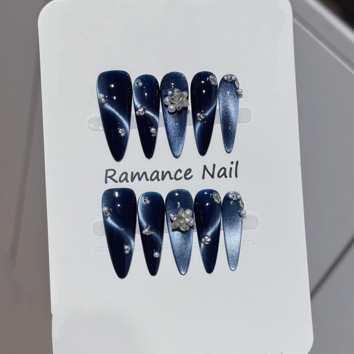 Decorative Press-On Nail Enhancements Kalsten
