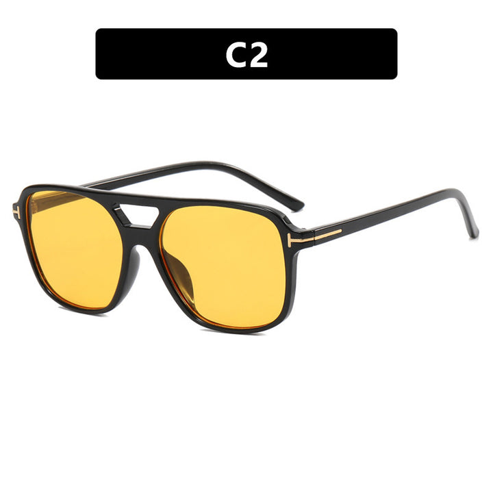Ladies stylish sunglasses in modern rectangular design Kalsten