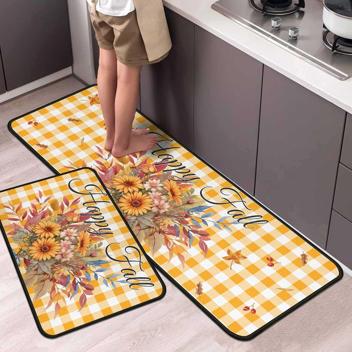 Seasonal Decorative Kitchen Mat Set