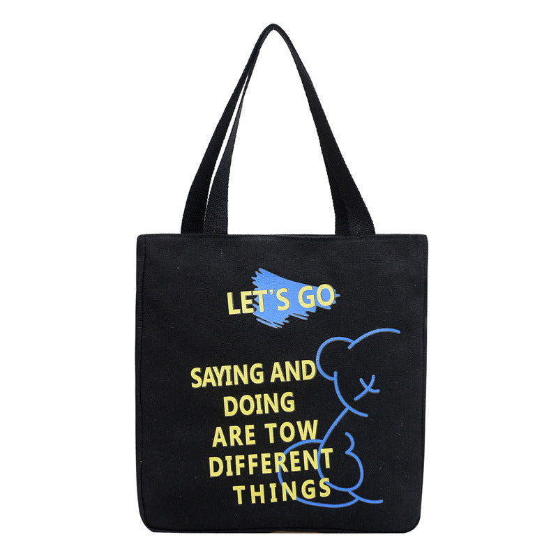 Playful Graphic Tote Bag