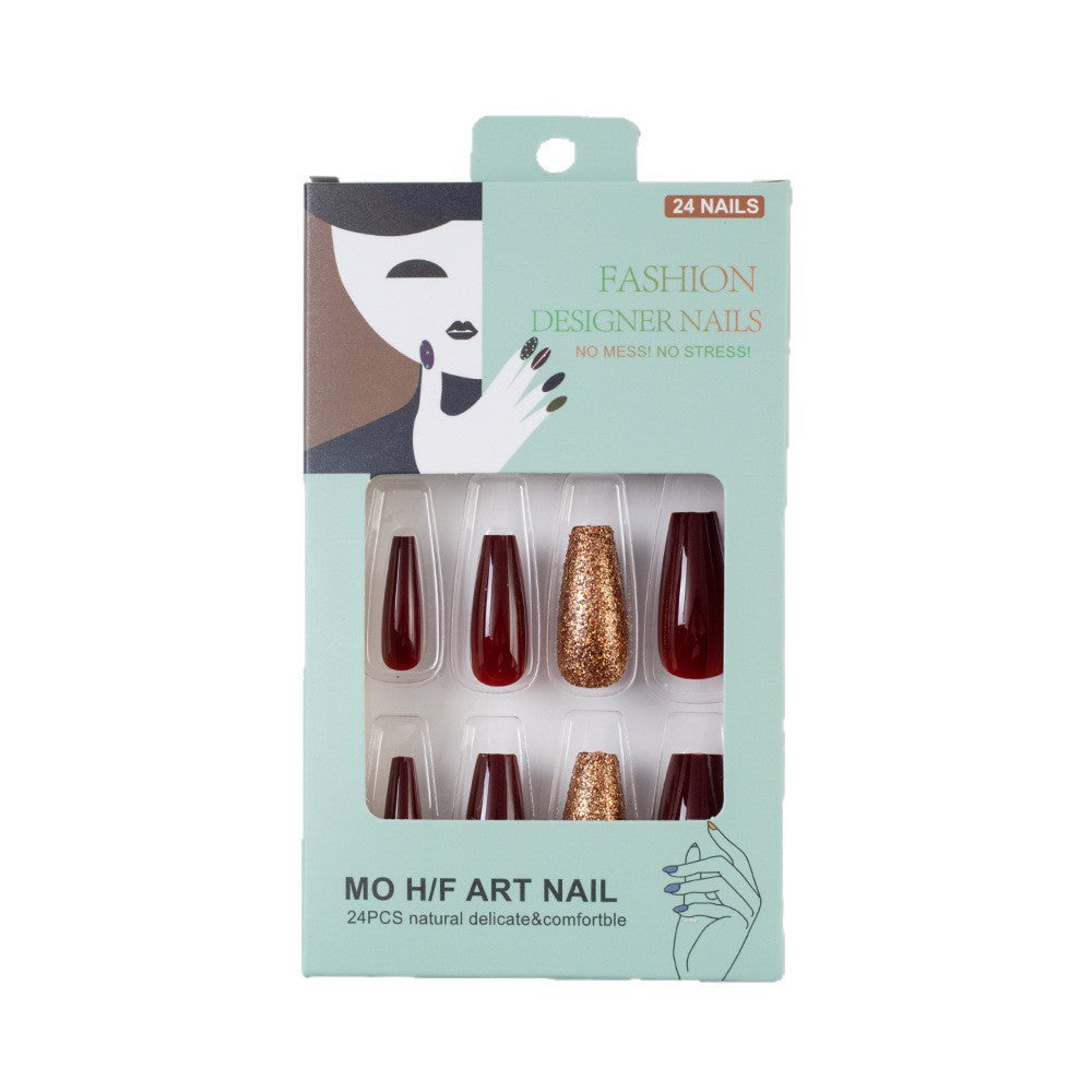 Glamorous Artificial Nail Set Kalsten