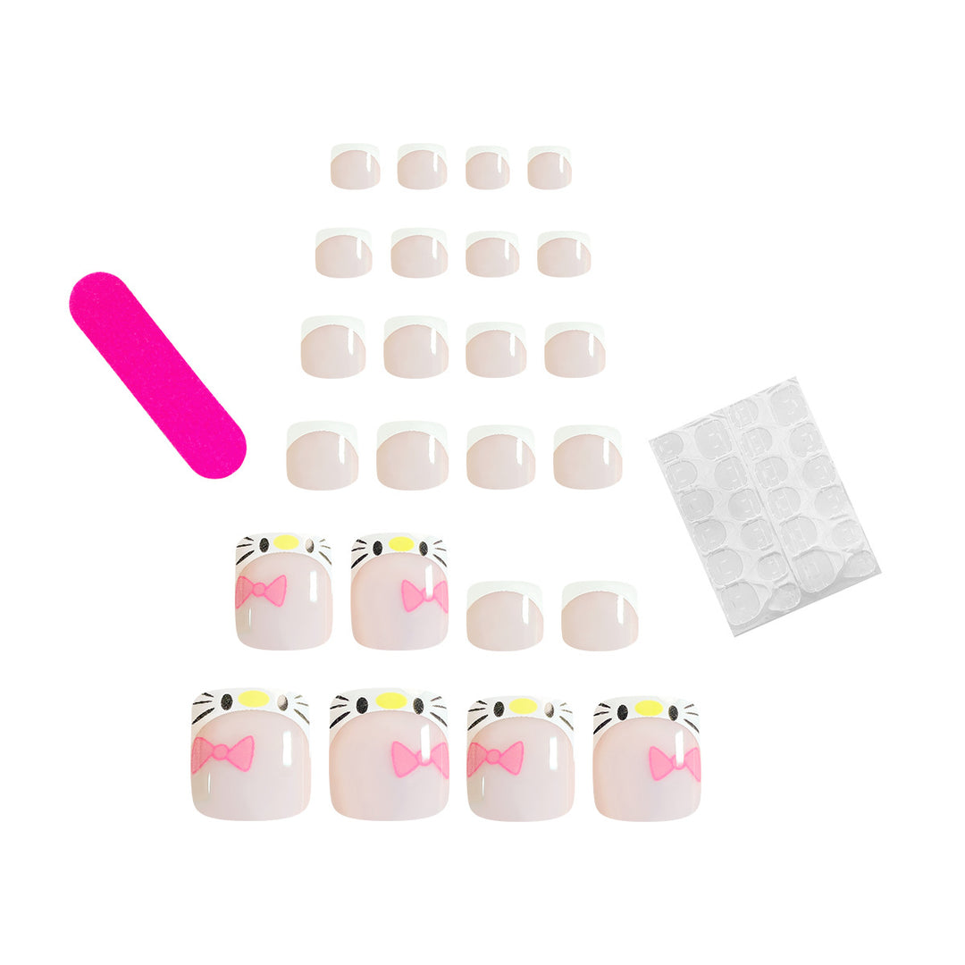 Artful toenail design Kalsten