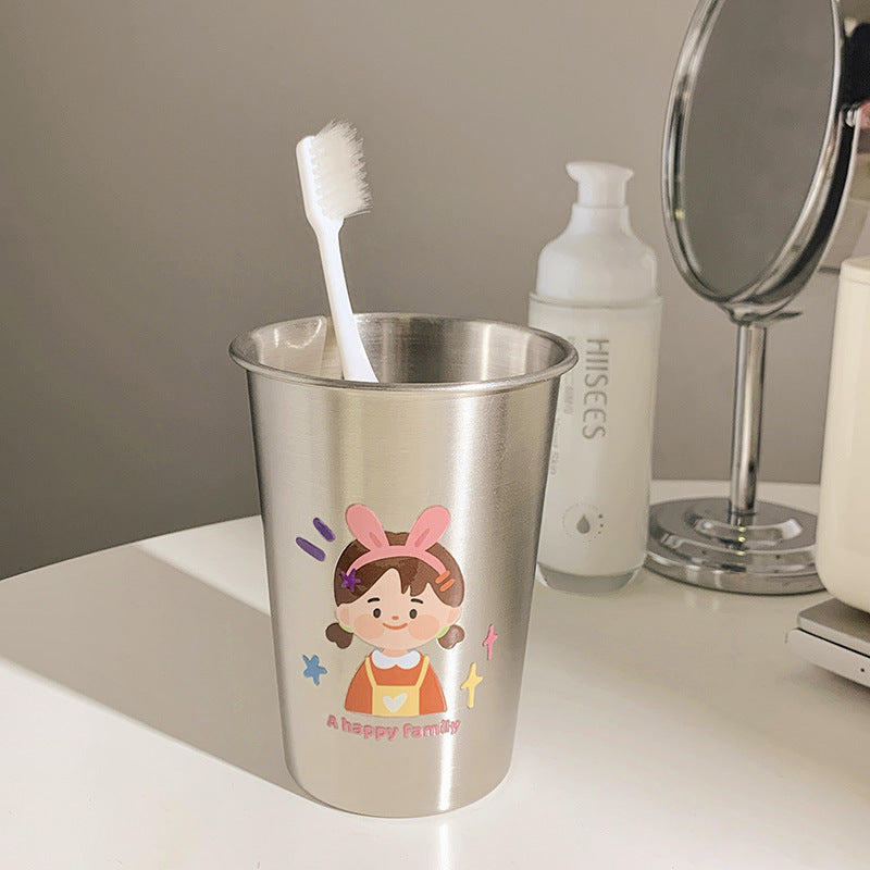 Stainless Steel Toothbrush Holder with Creative Children's Design Kalsten