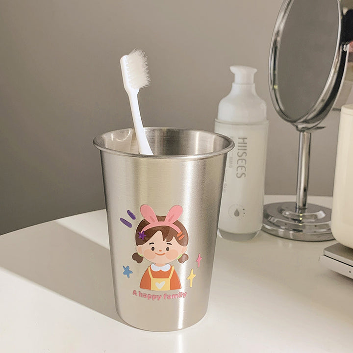 Stainless Steel Toothbrush Holder with Creative Children's Design Kalsten