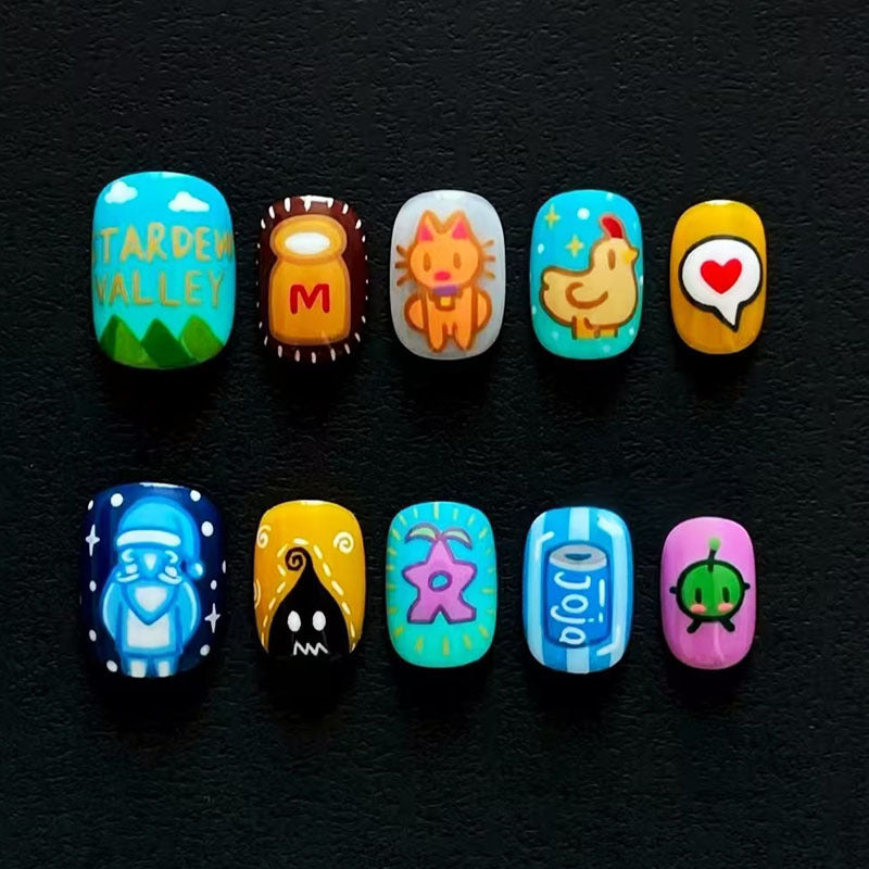 Playful Artistic Nail Art Design Set Kalsten