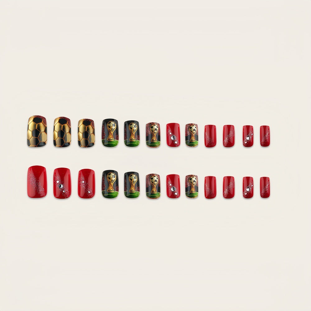 Sporty Football Art Nails Kalsten