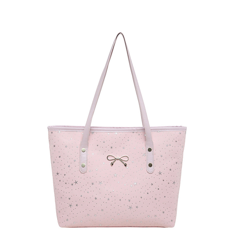 WoStylish Star-Embellished Tote Bag Kalsten