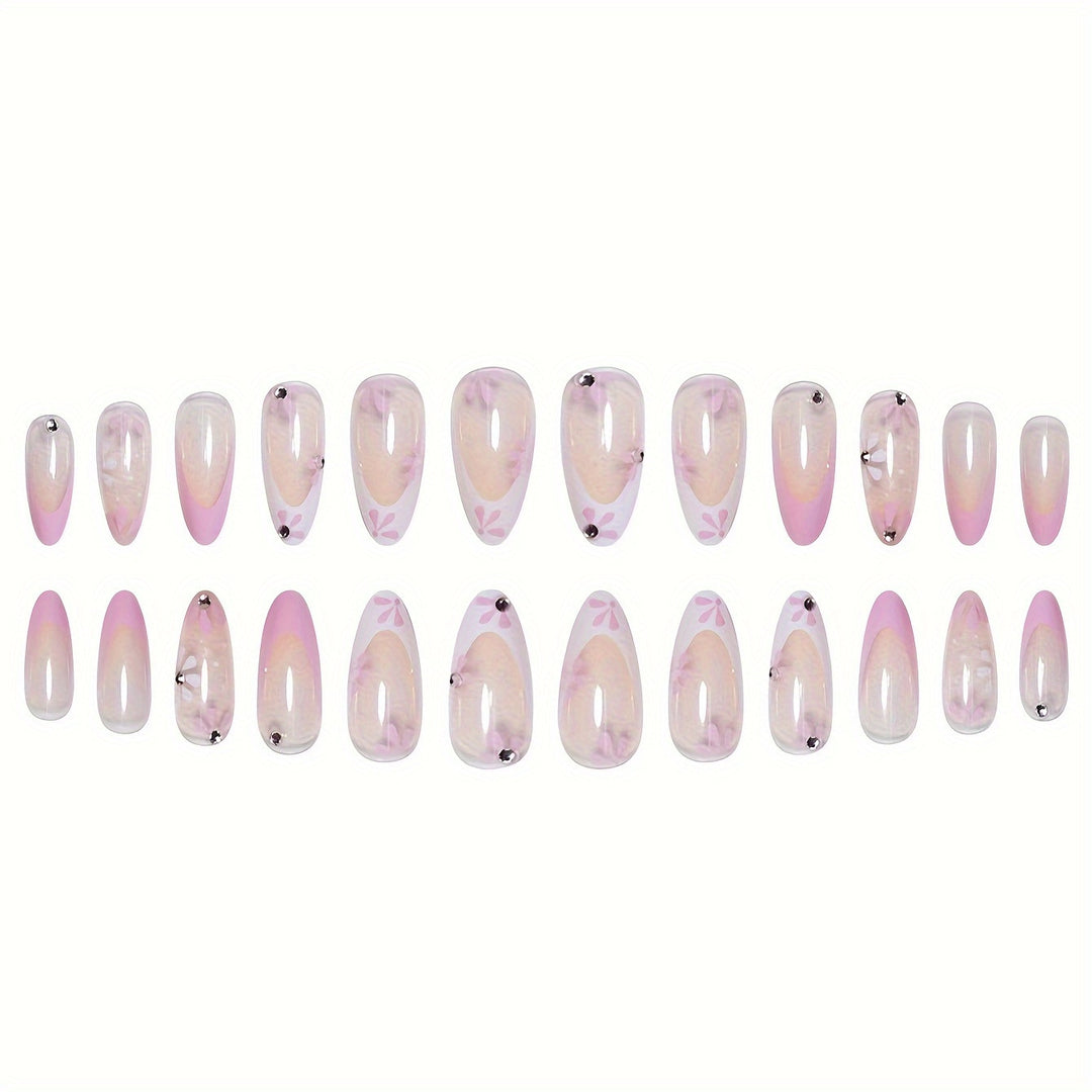 Floral Art Acrylic Nail Set Kalsten
