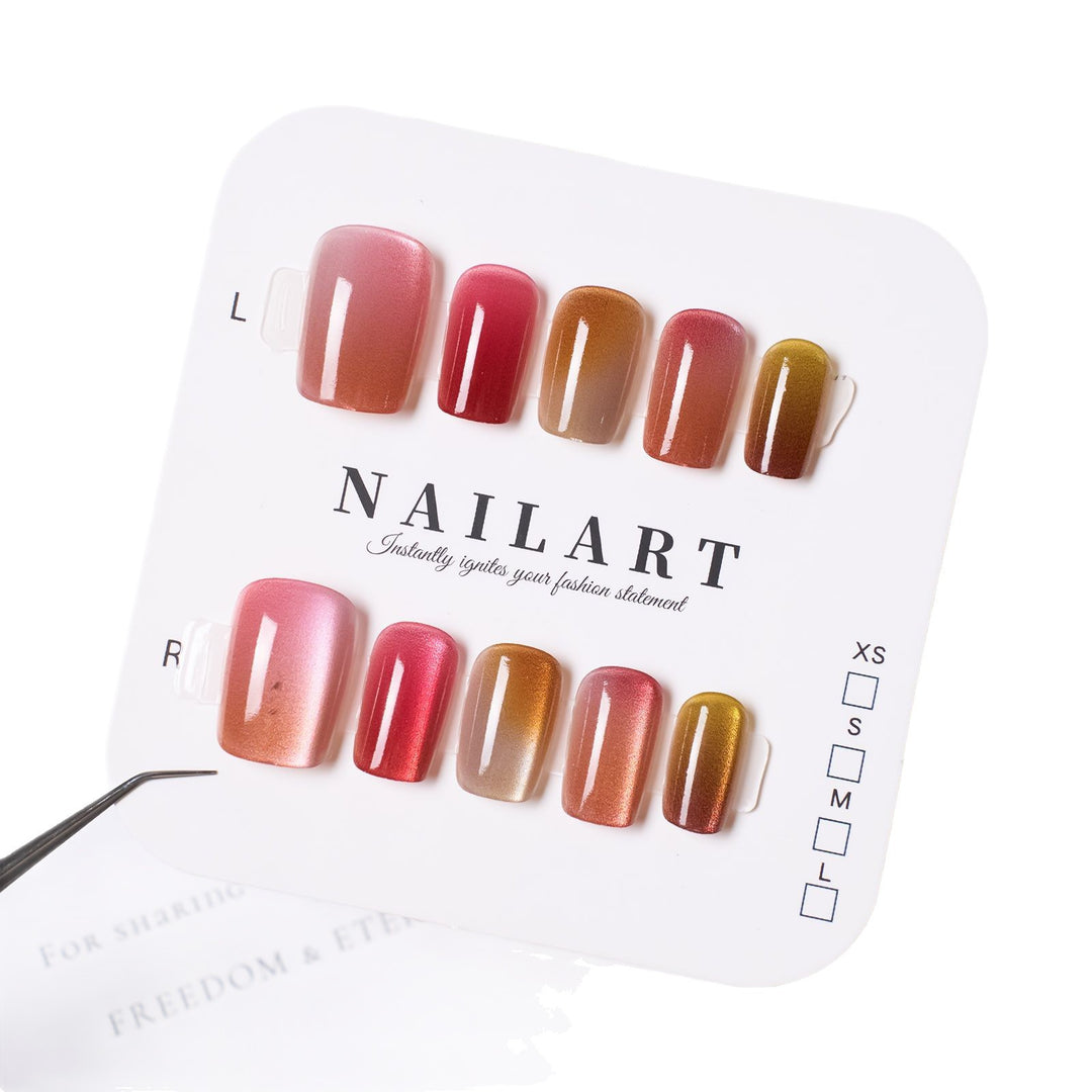 Premium Gradient Press-On Nail Set Kalsten