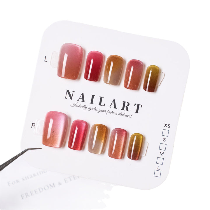 Premium Gradient Press-On Nail Set Kalsten