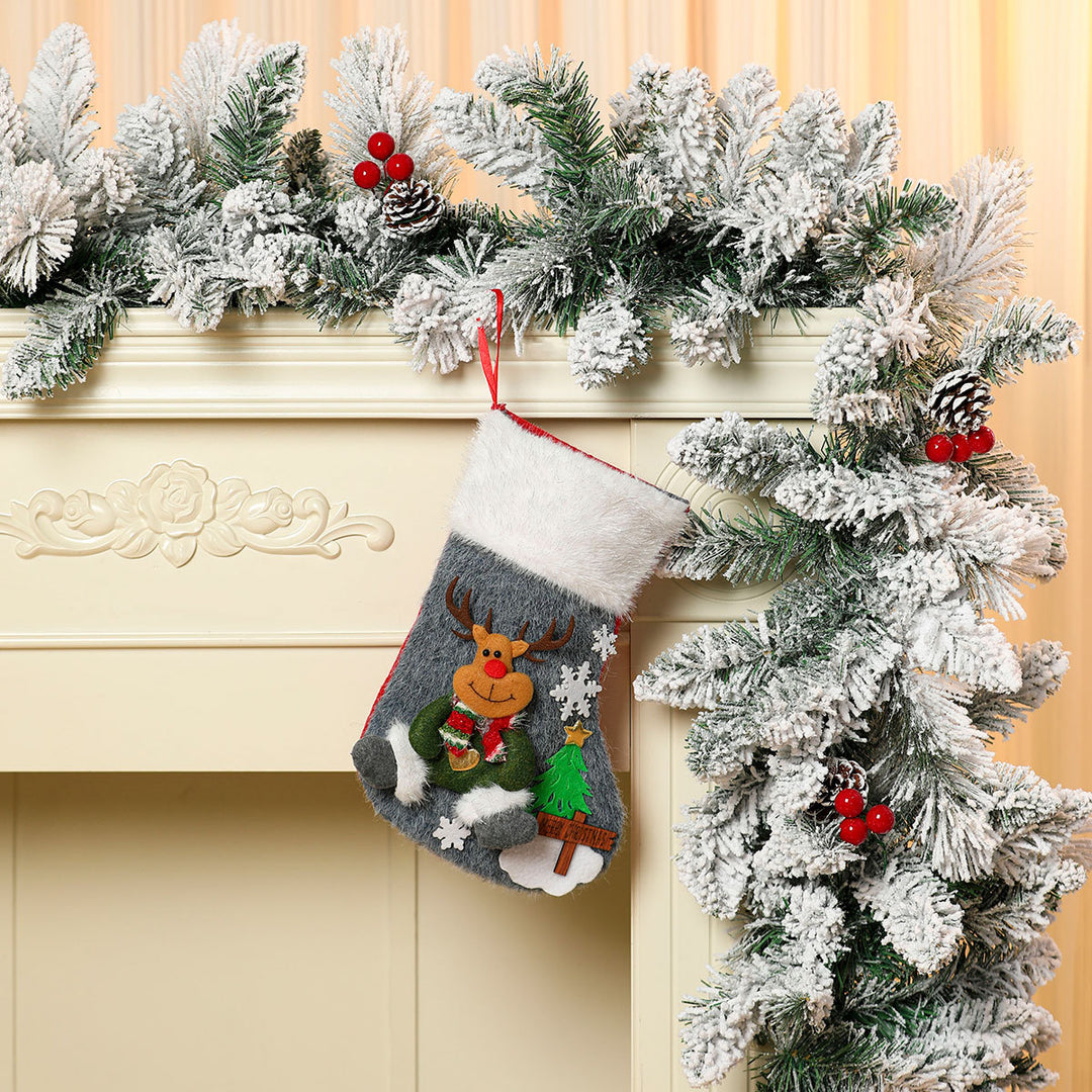Christmas Stocking with Festive Motif Kalsten
