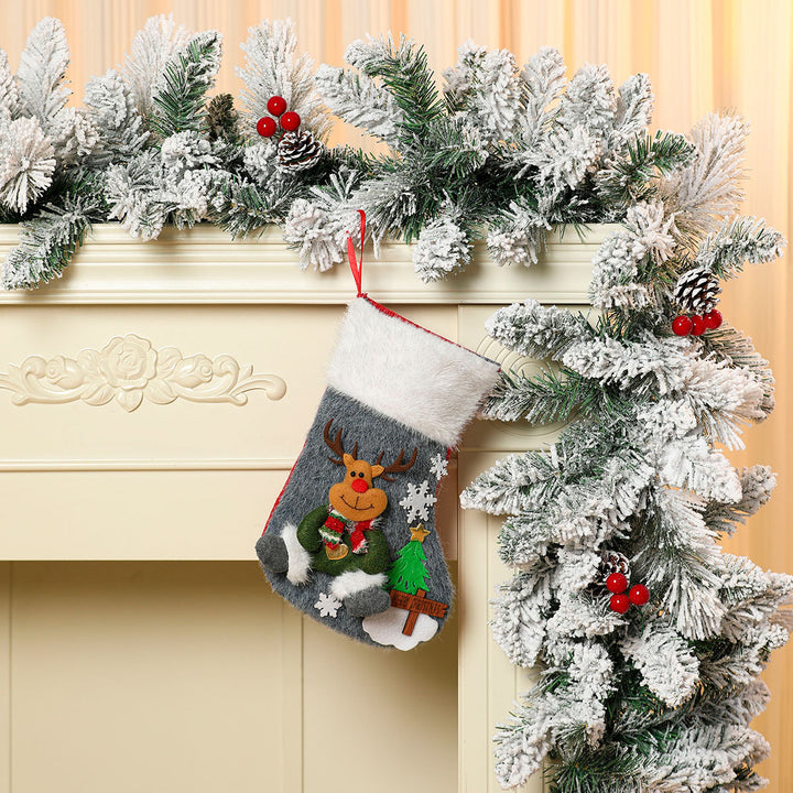 Christmas Stocking with Festive Motif Kalsten