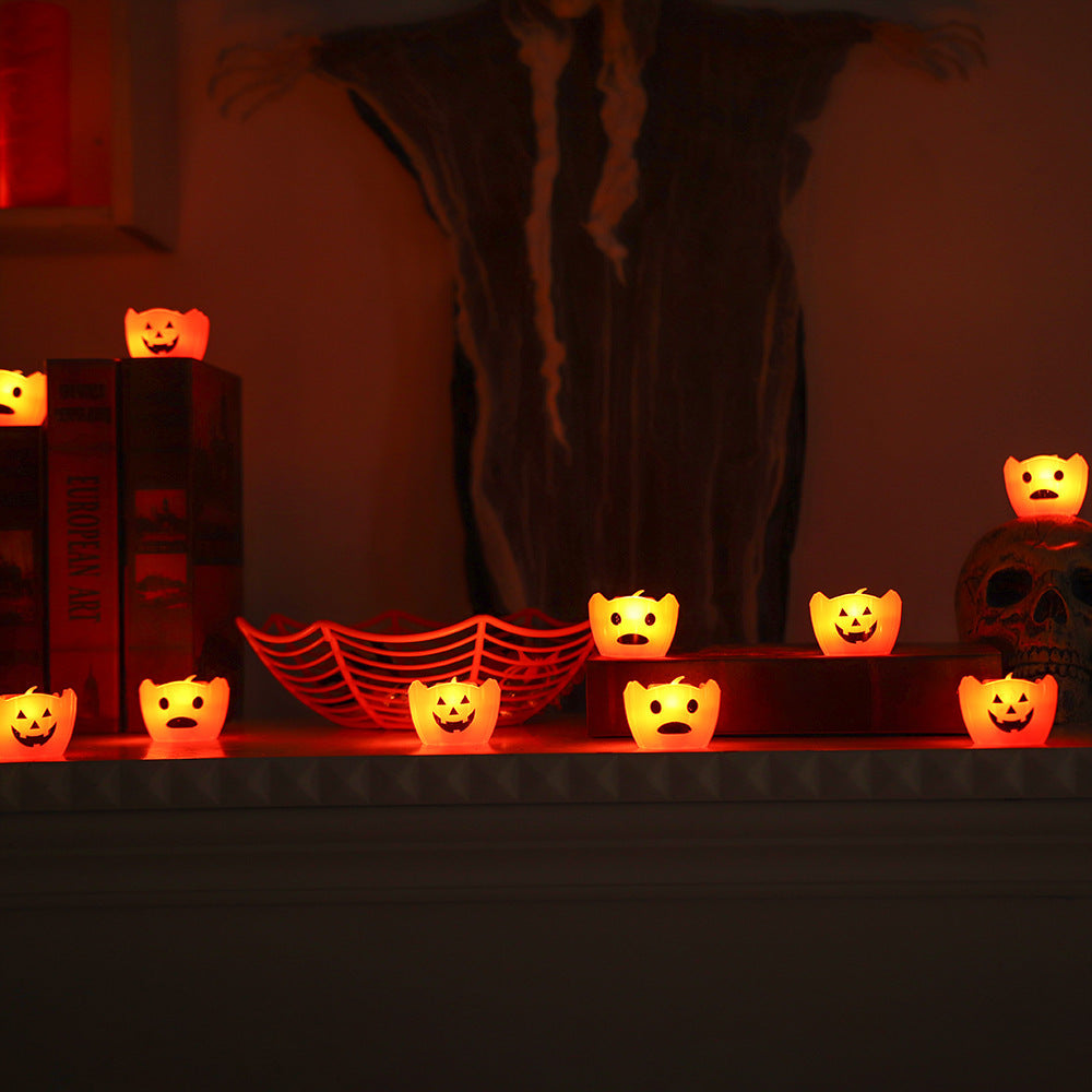 Halloween Pumpkin Candle Holder Kalsten