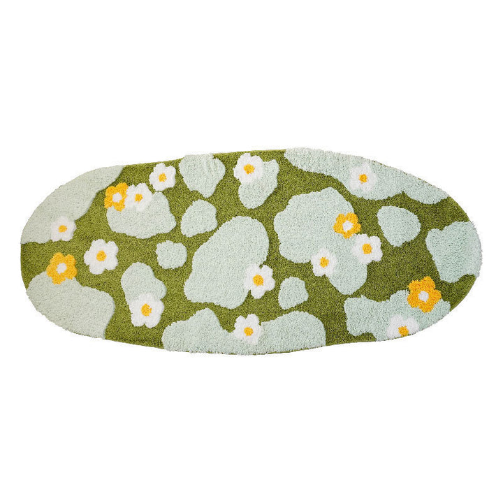 Abstract Mountain-shaped Rug