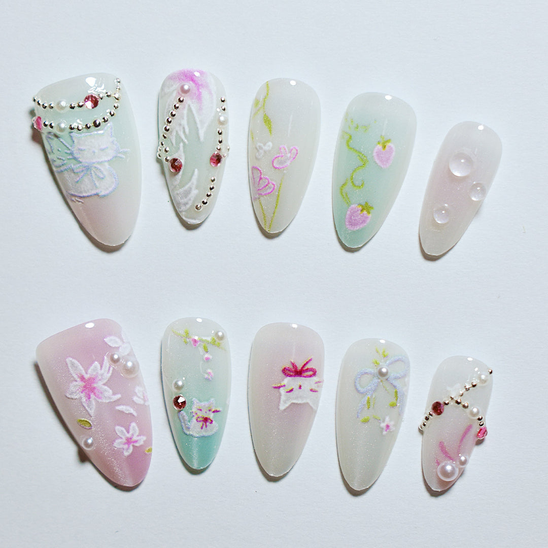 Thematic Artisan Press-On Nail Set Kalsten