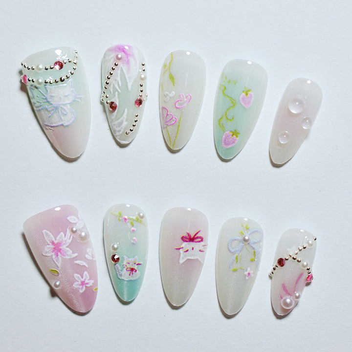Thematic Artisan Press-On Nail Set Kalsten