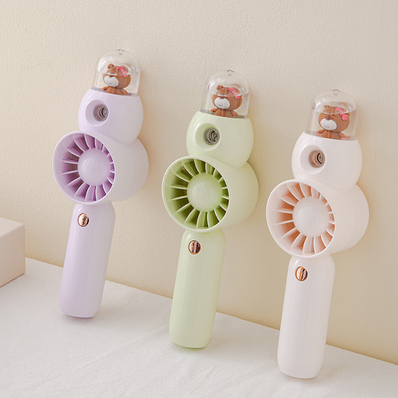 Adorable Cartoon-Themed Handheld Fan Kalsten
