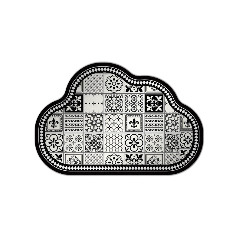 Floral Patterned Bath Mat