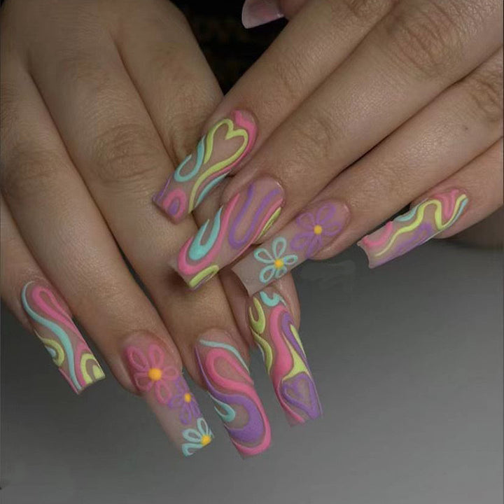Artificial nails with creative design Kalsten