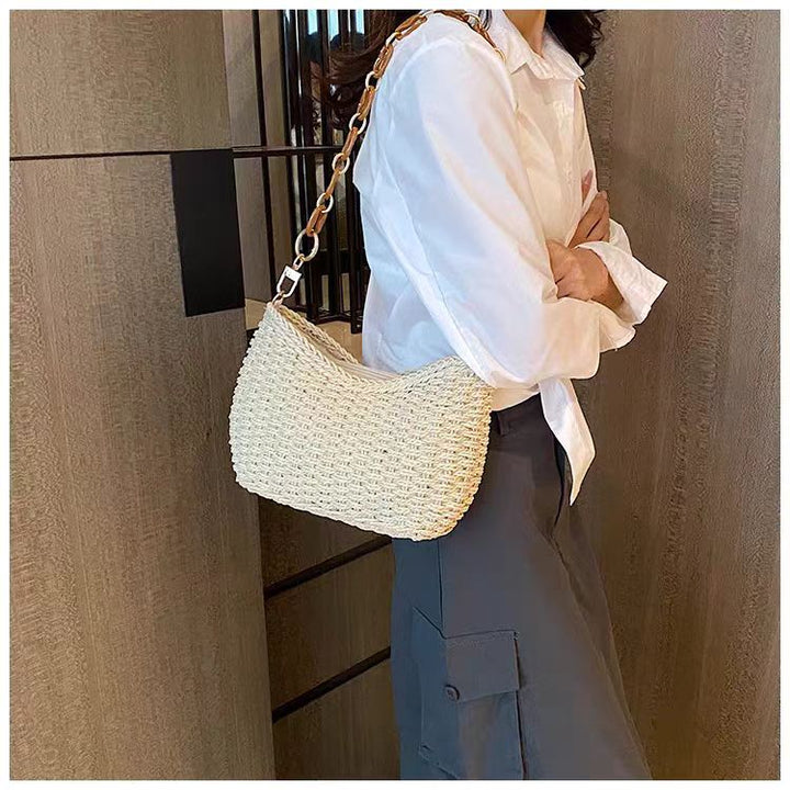 Fashionable Shoulder Bag Made of Braided Material Kalsten