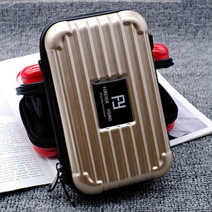 Unisex Stylish Hard Shell Travel Accessory Case Kalsten