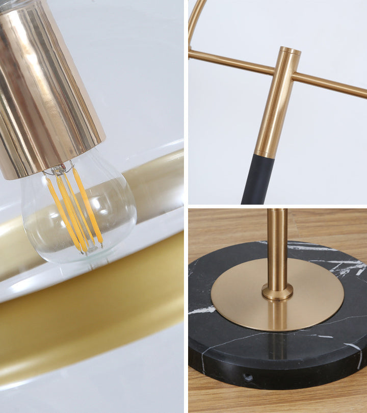 Modern Minimalist Floor Lamp with Globe Shade