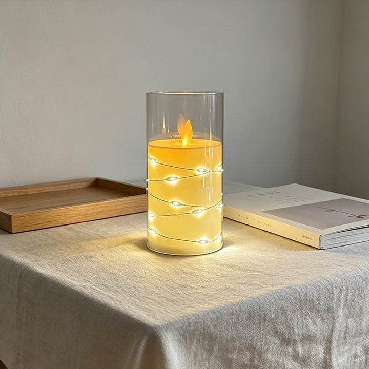LED Scented Candle with Flame Effect Kalsten