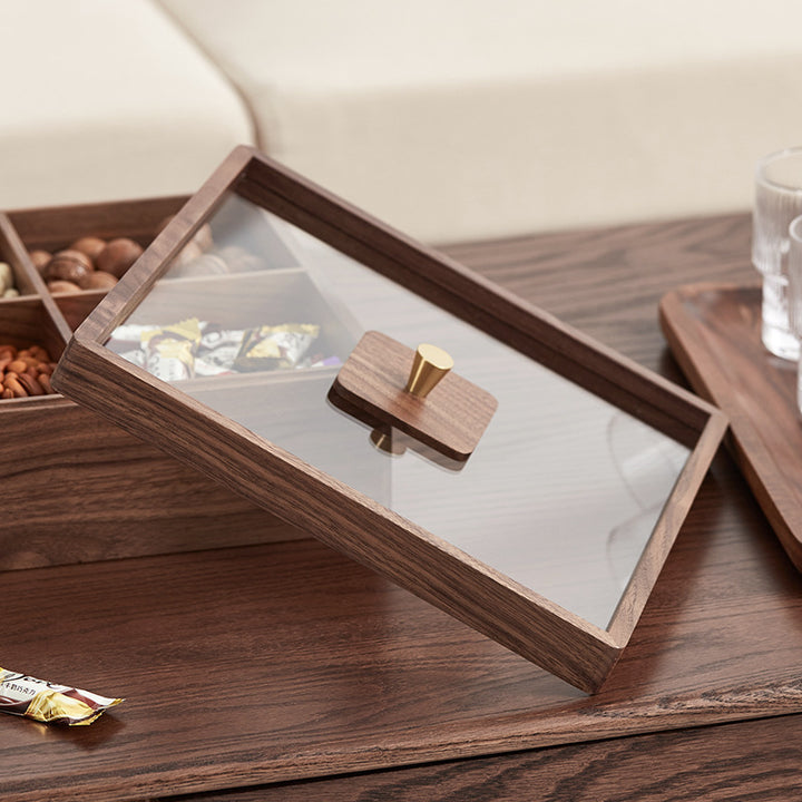 Elegant Wooden Snack Storage Kalsten