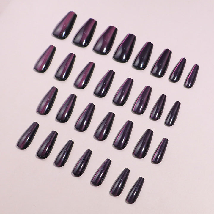 Glittery Long Stiletto Press-On Nail Set Kalsten