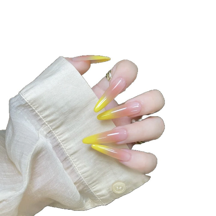 Elegant Teardrop-Shaped Press-On Nails Kalsten