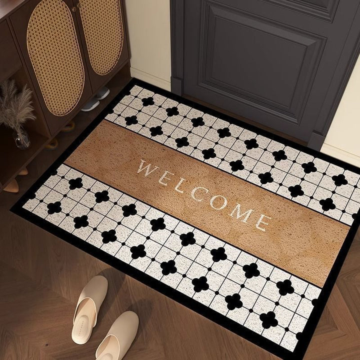 Decorative Geometric Shape Welcome Mat
