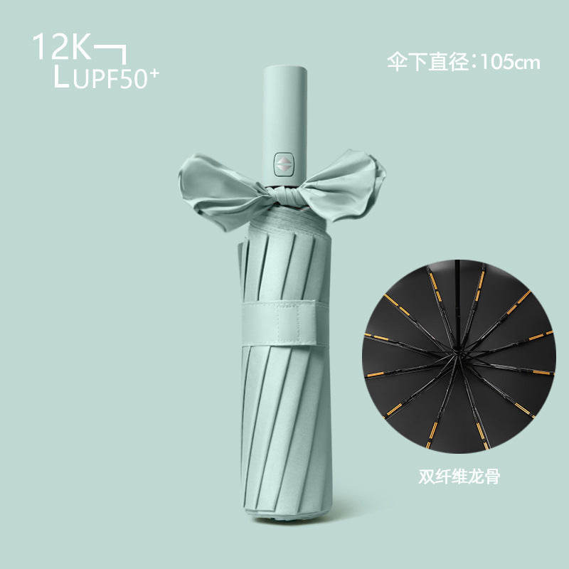 Women's compact and wind-resistant umbrella with UV protection technology Kalsten